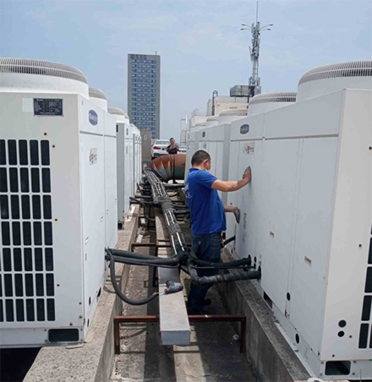 丰顺中央空调制热和不制冷系统维修方法